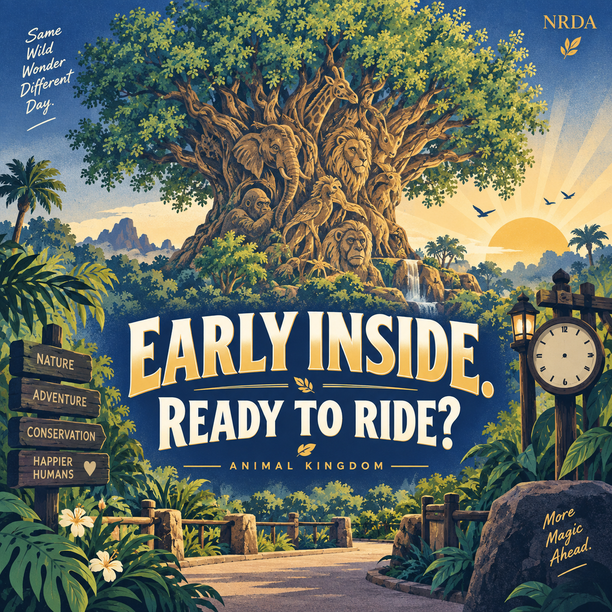 Inside Animal Kingdom Early? That Doesn’t Mean You Can Ride Yet.