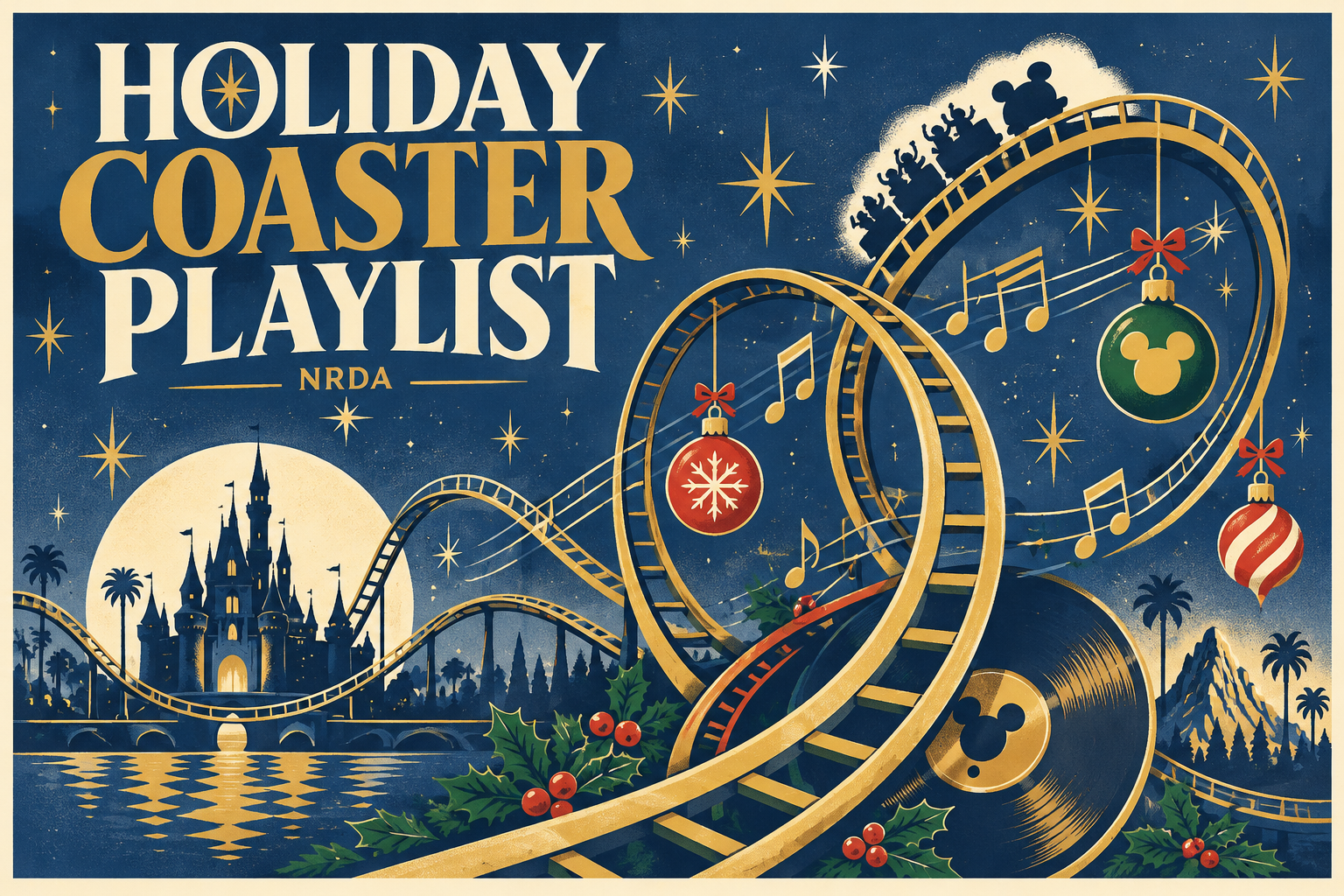 Your Disney Coaster Playlist Is Going Full Christmas