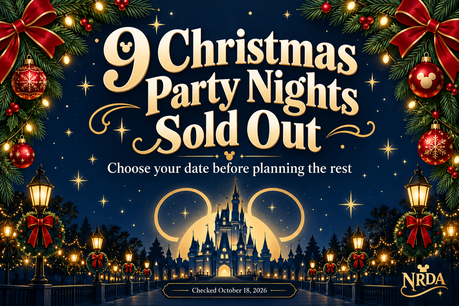 Christmas Party Opening Night Is Sold Out. Pick Your Date Before Planning the Rest.