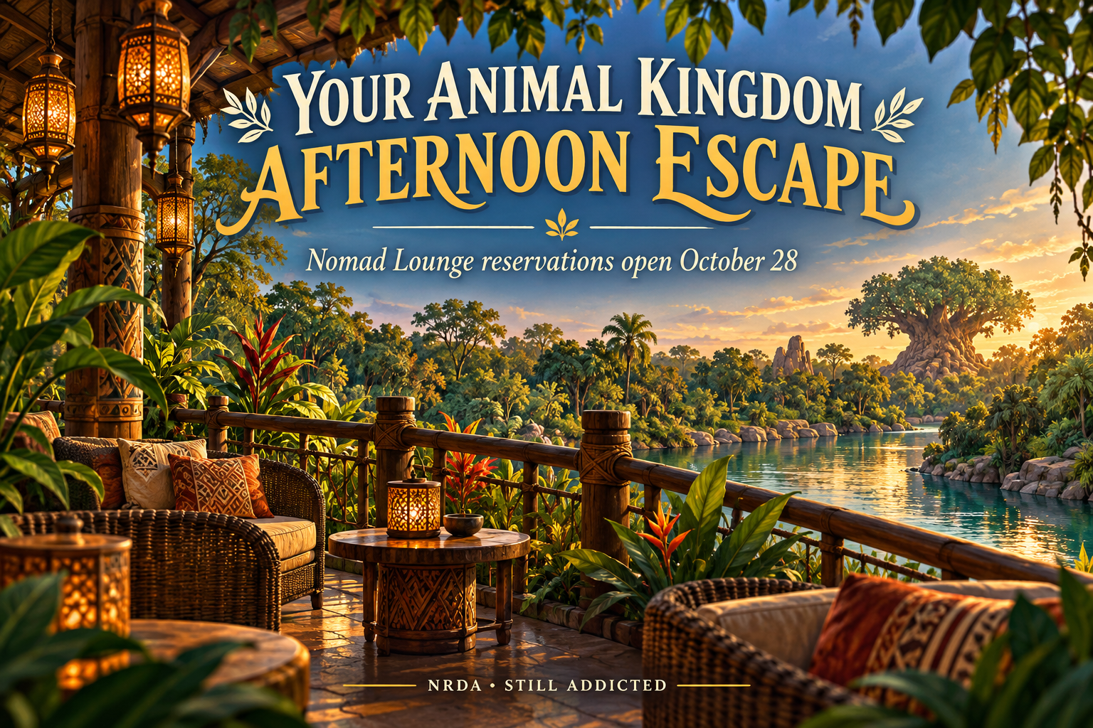 Your Animal Kingdom Afternoon Escape: Nomad Lounge Adds Reservations
